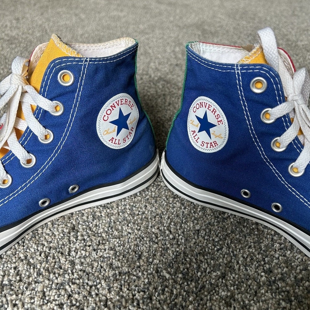 Converse Chuck Taylor All Star Colorblock High Top Sneaker Women's 8/Men's 6 $70 - Picture 2 of 10